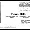 Mueller Thomas 1940-2002 Todesanzeige